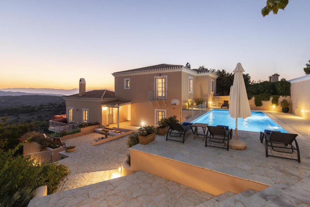 Fotografie z fotogalerie ubytování Villa Kallisti - A dream house with amazing view v destinaci Karafotaíika
