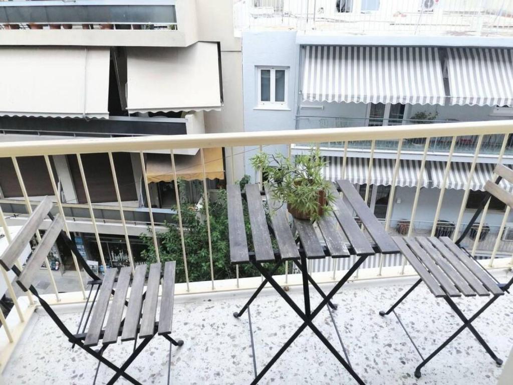 Balkón alebo terasa v ubytovaní Stylish apartment in Acropolis