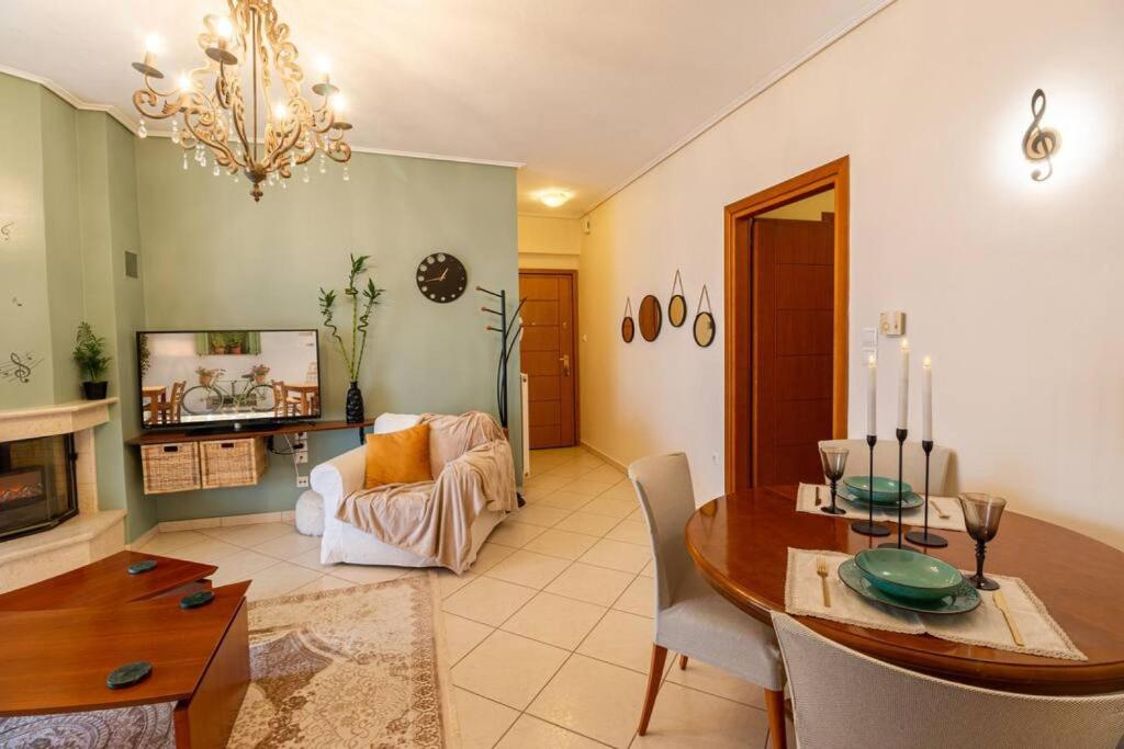 Posedenie v ubytovaní Armonia Rentals Volos Flat