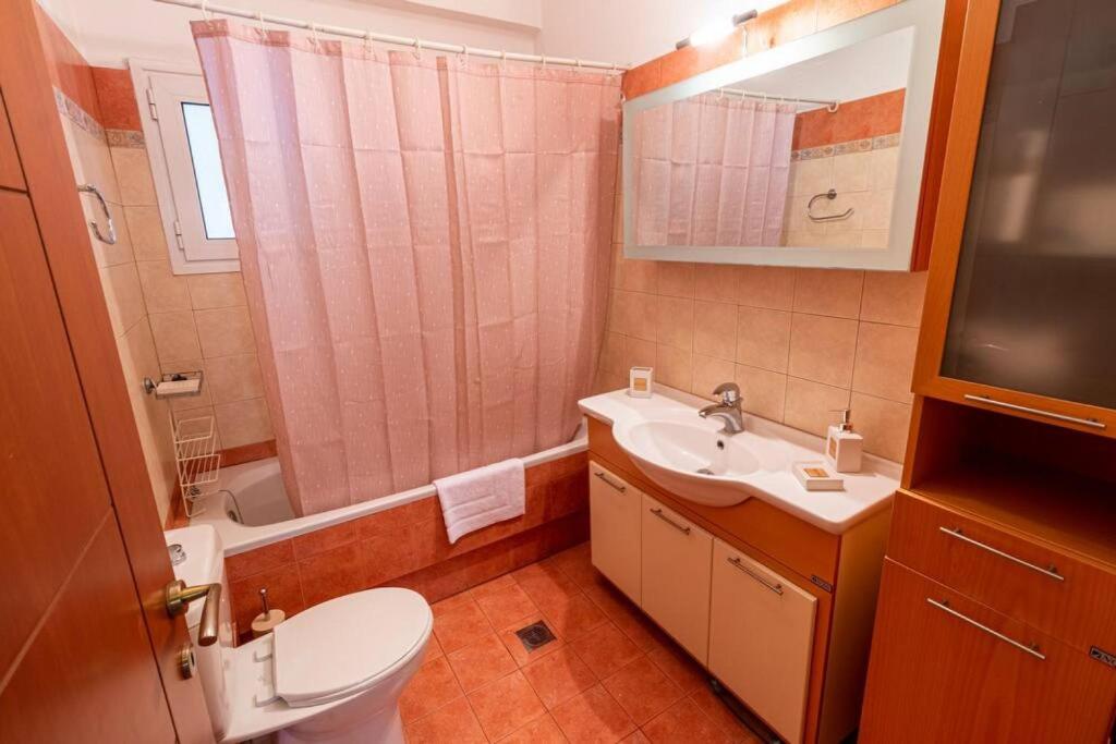 Kúpeľňa v ubytovaní Armonia Rentals Volos Flat