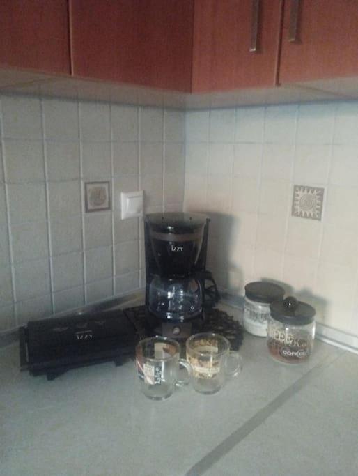 Kuchyň nebo kuchyňský kout v ubytování zoi apartment