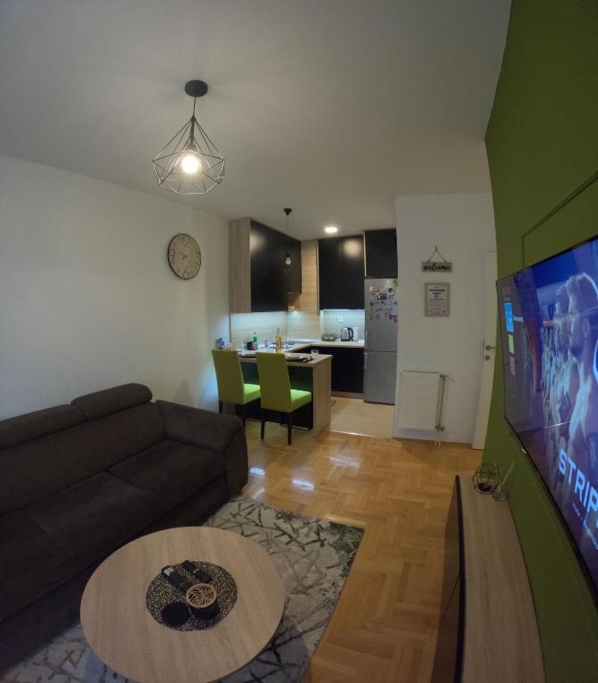 Kuchyň nebo kuchyňský kout v ubytování Apartman Stevanovic BN