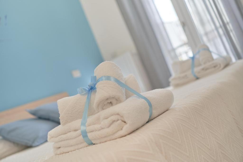 Postel nebo postele na pokoji v ubytování Lecce d'amare - 3 rooms