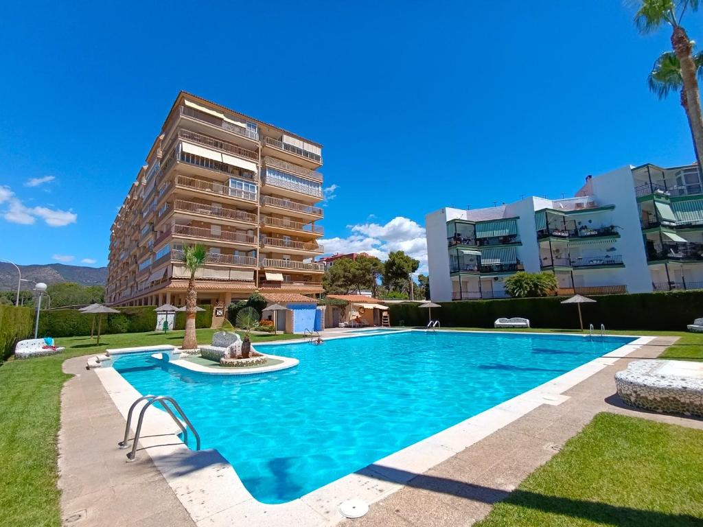 Bazén v ubytování Costa Brazil Sunset Apartment nebo v jeho okolí