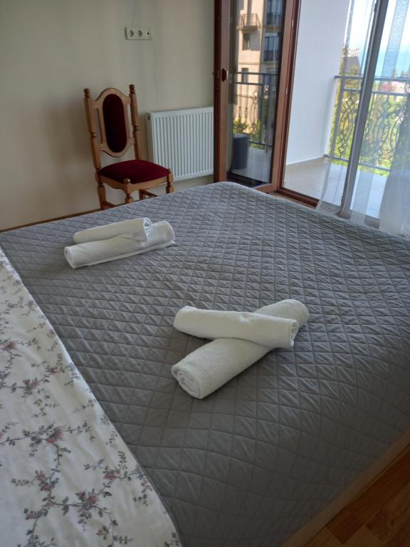 Postel nebo postele na pokoji v ubytování Iberia 2019