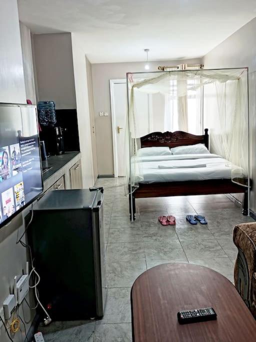 Postel nebo postele na pokoji v ubytování Maya Nest Lounge