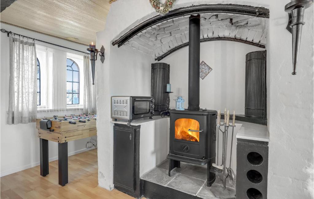 Kuchyň nebo kuchyňský kout v ubytování Two-Bedroom Holiday Home In Ostermarie