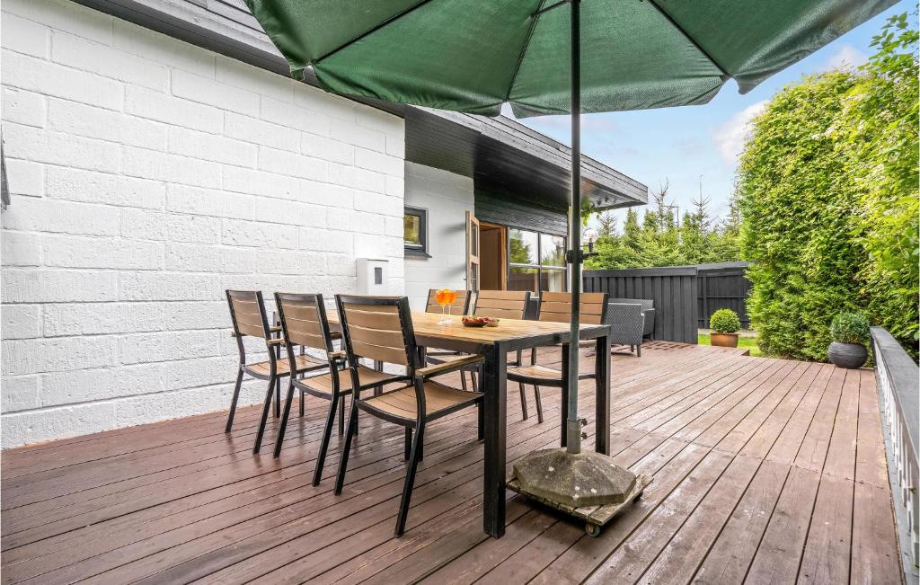 Balkón nebo terasa v ubytování Holiday Home Askevej