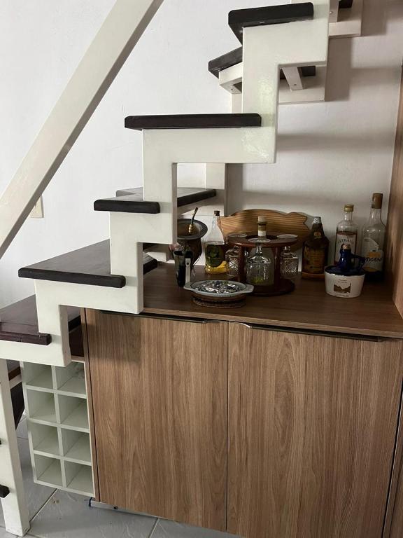 Kuchyň nebo kuchyňský kout v ubytování Chalé Acolhedor em Bananeiras