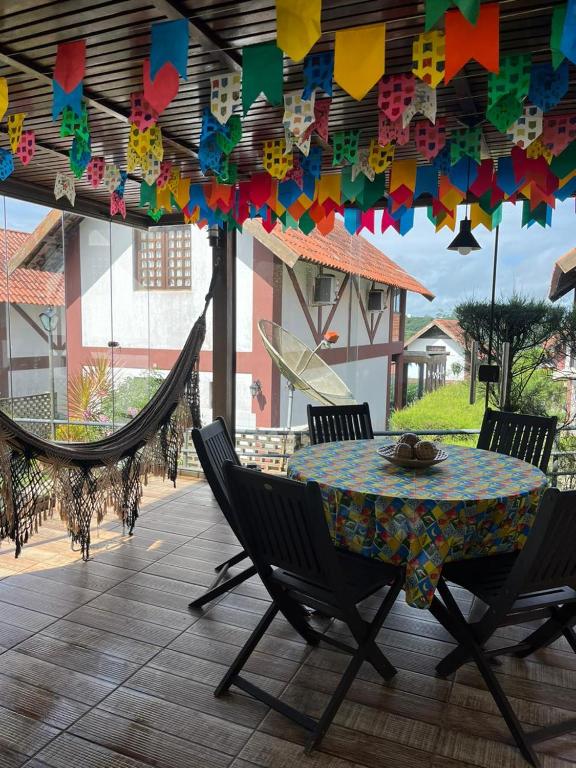 Balkón nebo terasa v ubytování Chalé Acolhedor em Bananeiras