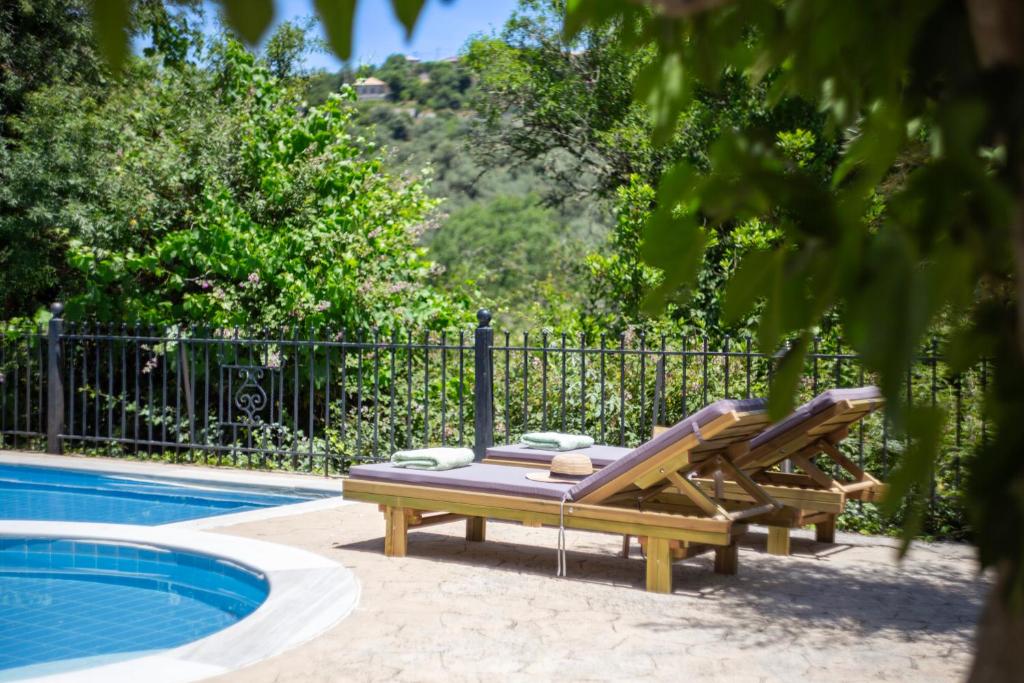 Bazén v ubytování Apanema Mindfulness Resort Lefkada - ultra fast Starlink WiFi in 2025 nebo v jeho okolí