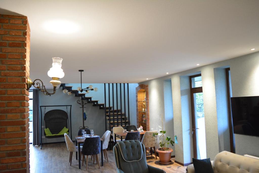 Posezení v ubytování Velio Guest House