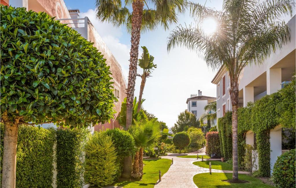 A garden outside Beautiful Apartment In Estepona