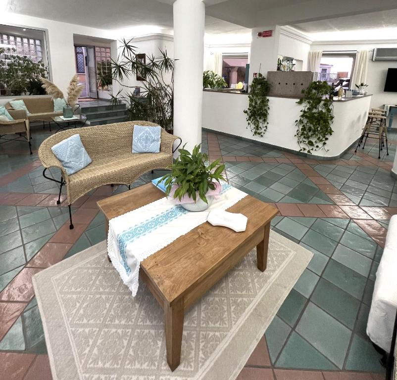 Posezení v ubytování Hotel Da Cecco
