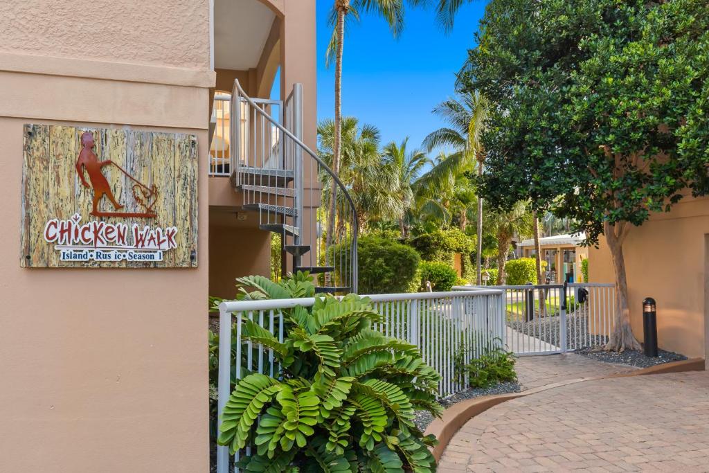 Das Gebäude in dem sich das Resort befindet
