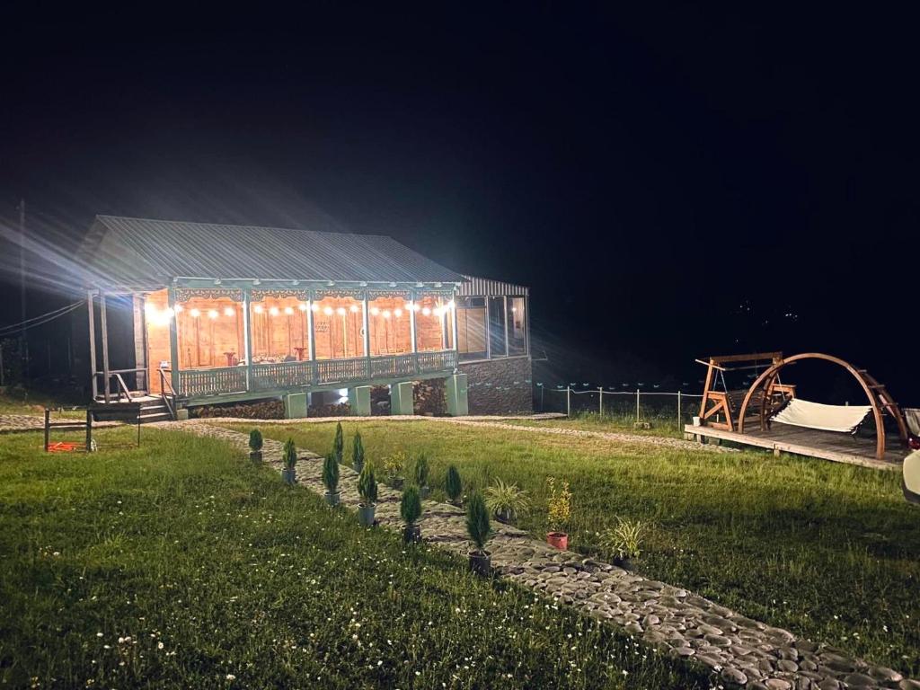Zahrada ubytování CHALET PANORAMA NIKORTSMINDA