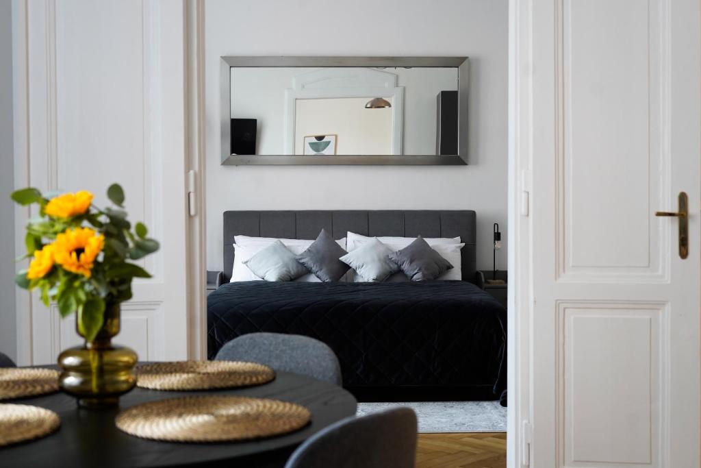 Postel nebo postele na pokoji v ubytování Apartment Dusni Superior