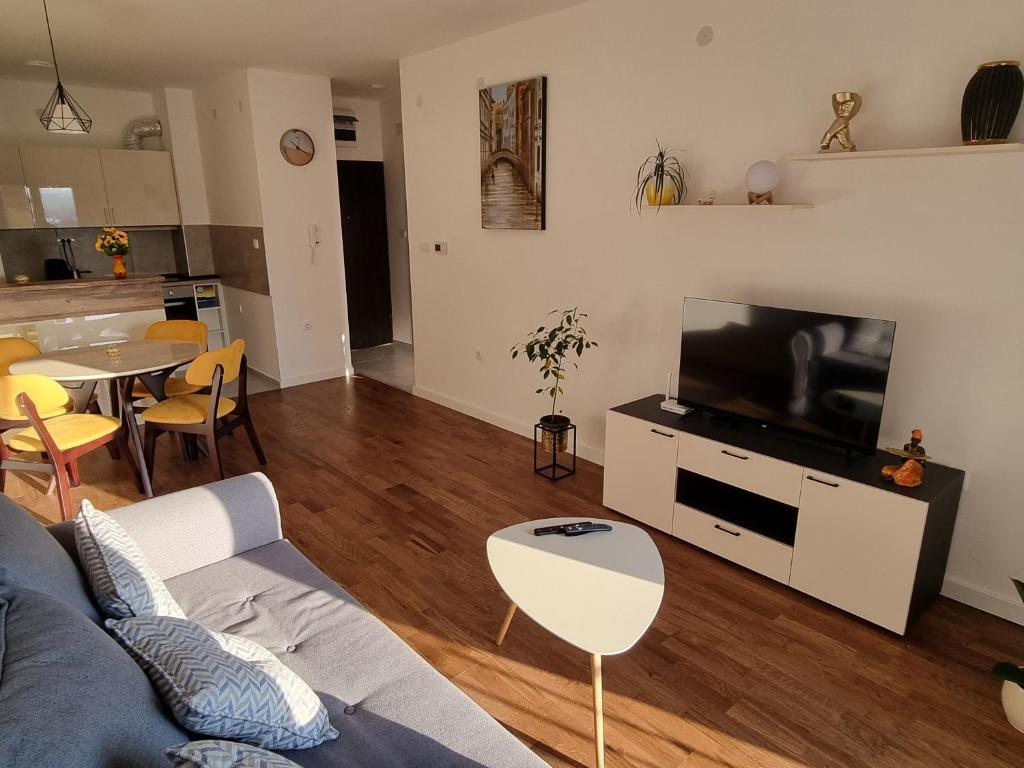 Μια τηλεόραση ή/και κέντρο ψυχαγωγίας στο Sunset Apartman