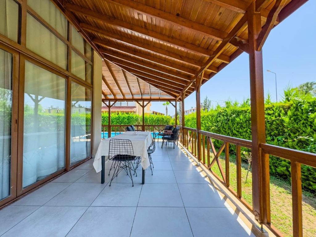 Balkón nebo terasa v ubytování Paradise Town Villa Beliza
