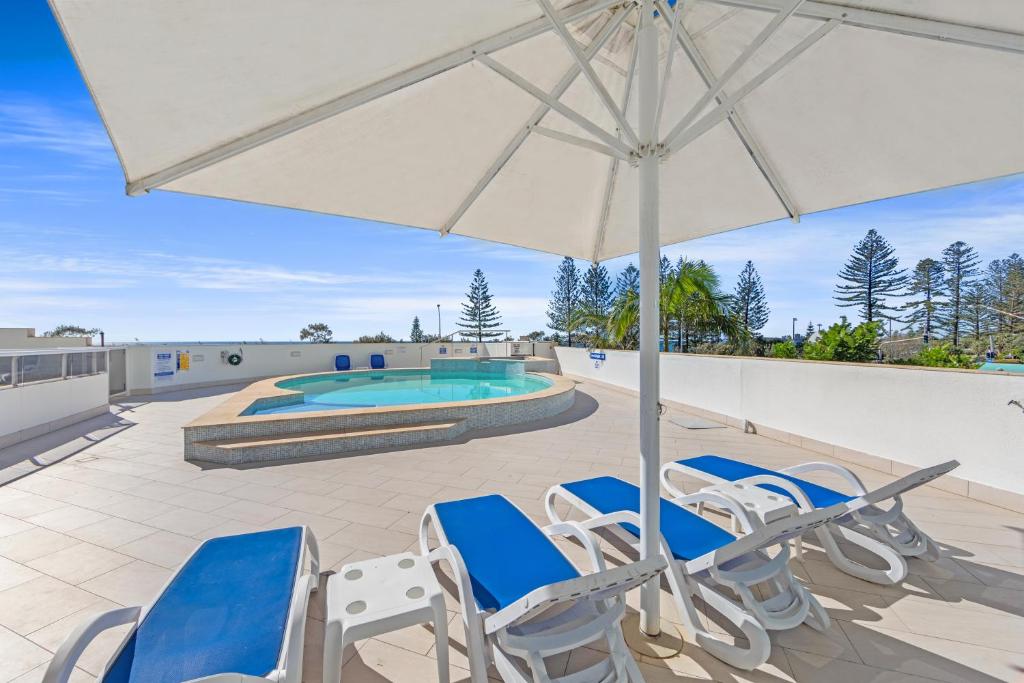 Bazén v ubytování Aquarius Resort nebo v jeho okolí