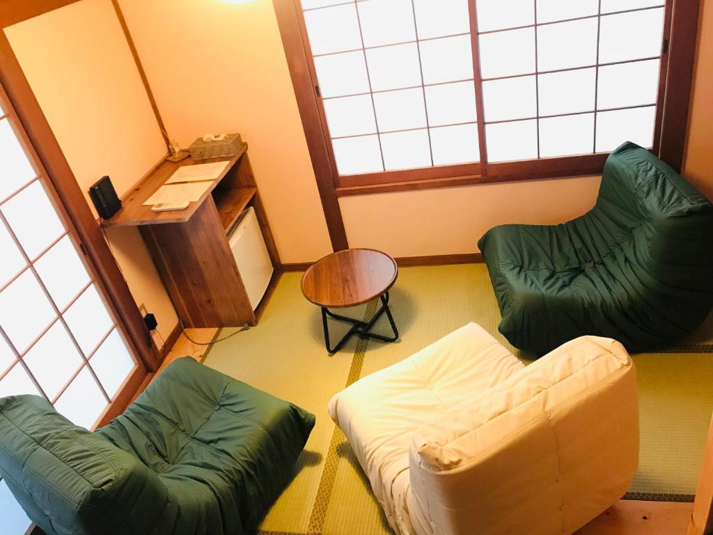 Posezení v ubytování Guest house Mitaki