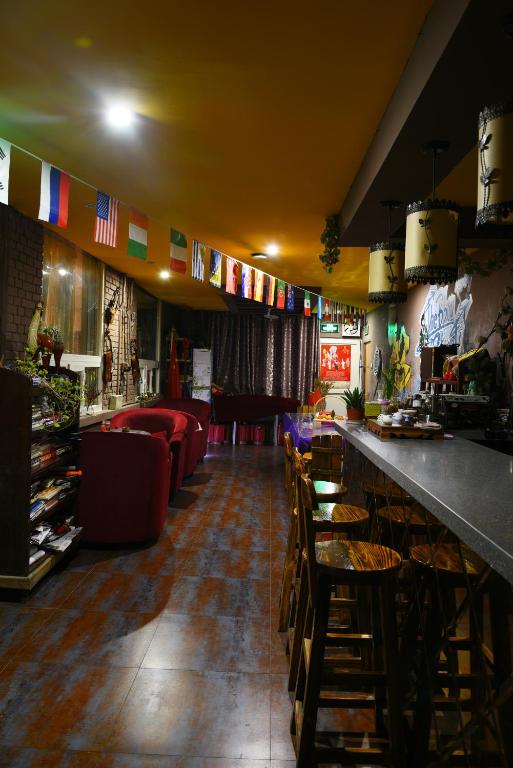 Lounge nebo bar v ubytování Xi'an The Facebook Youth Hostel