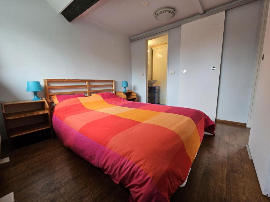 Postel nebo postele na pokoji v ubytování Dorpsrust