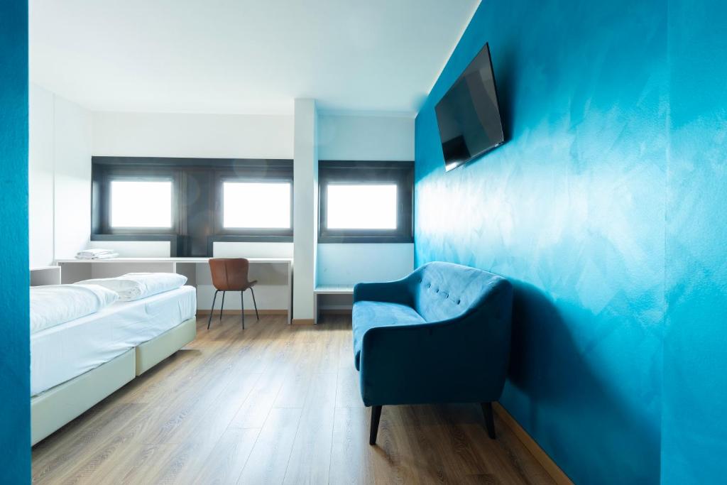 Voodi või voodid majutusasutuse Hotel Saccardi & Spa - Adults Only toas