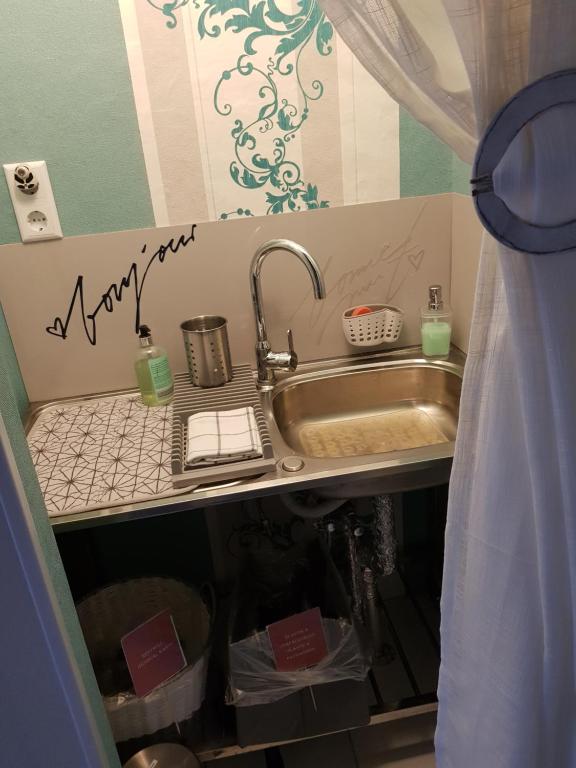 Koupelna v ubytování Privatzimmer "Himmlisch Übernachten"