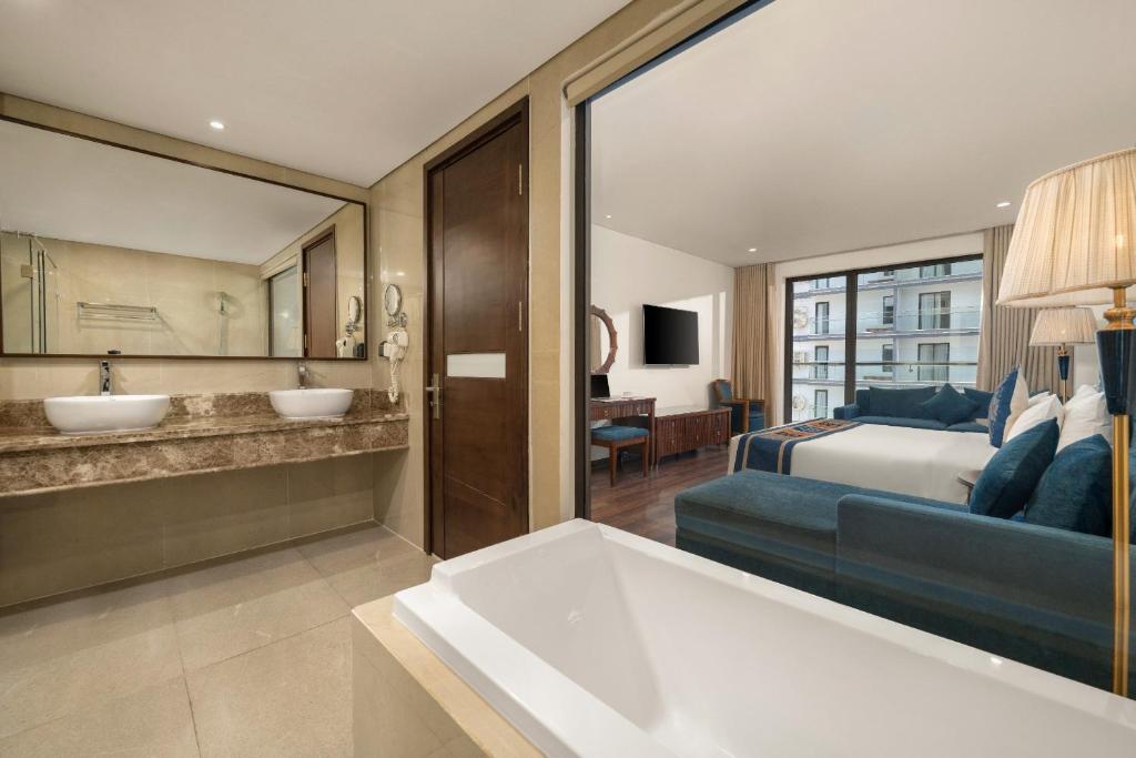 Posezení v ubytování Balcona Hotel Da Nang