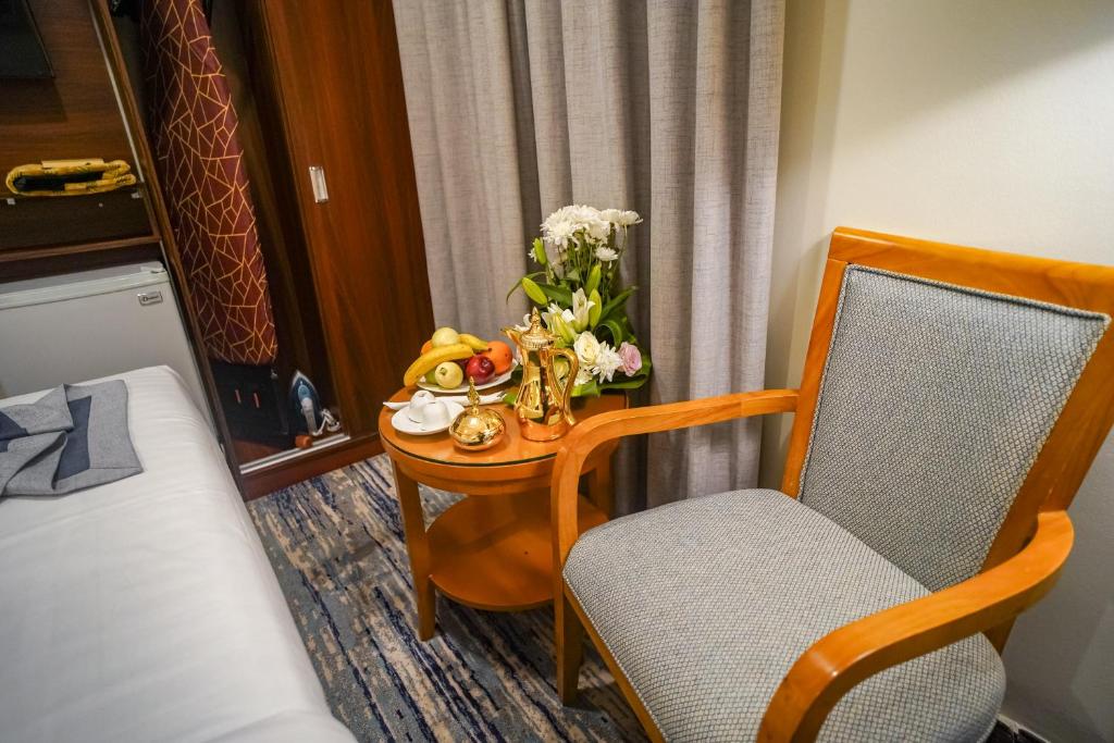 Postel nebo postele na pokoji v ubytování Emaar Al Khalil