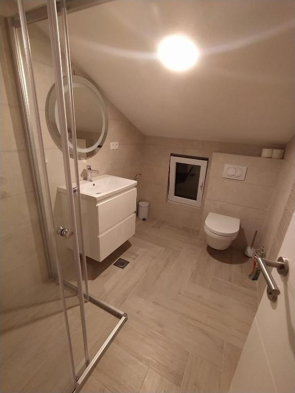 Koupelna v ubytování Milana