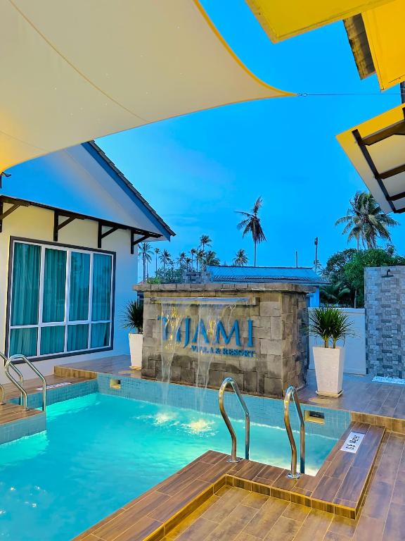 Bazén v ubytování Tijami Villa & Resort nebo v jeho okolí
