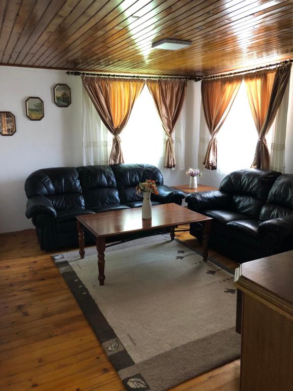 Χώρος καθιστικού στο Frida Apartman