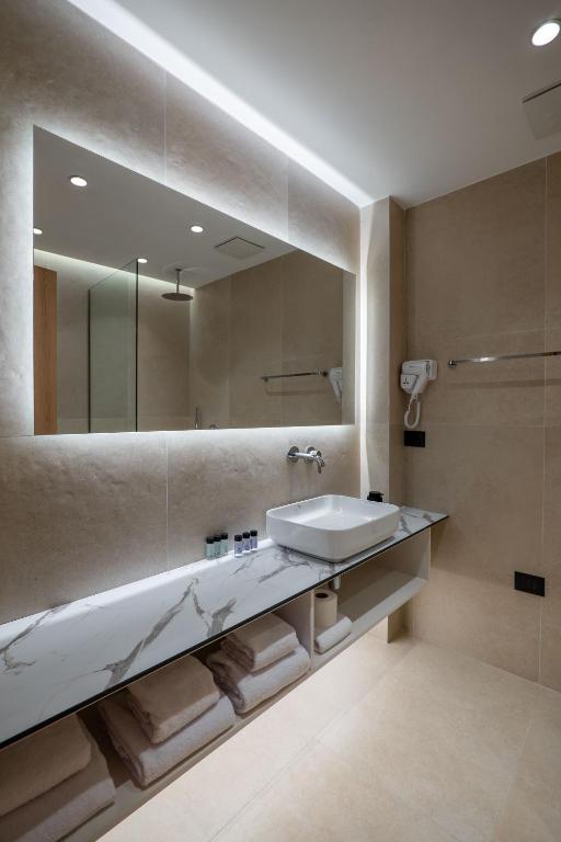 Koupelna v ubytování Austin Boutique Hotel