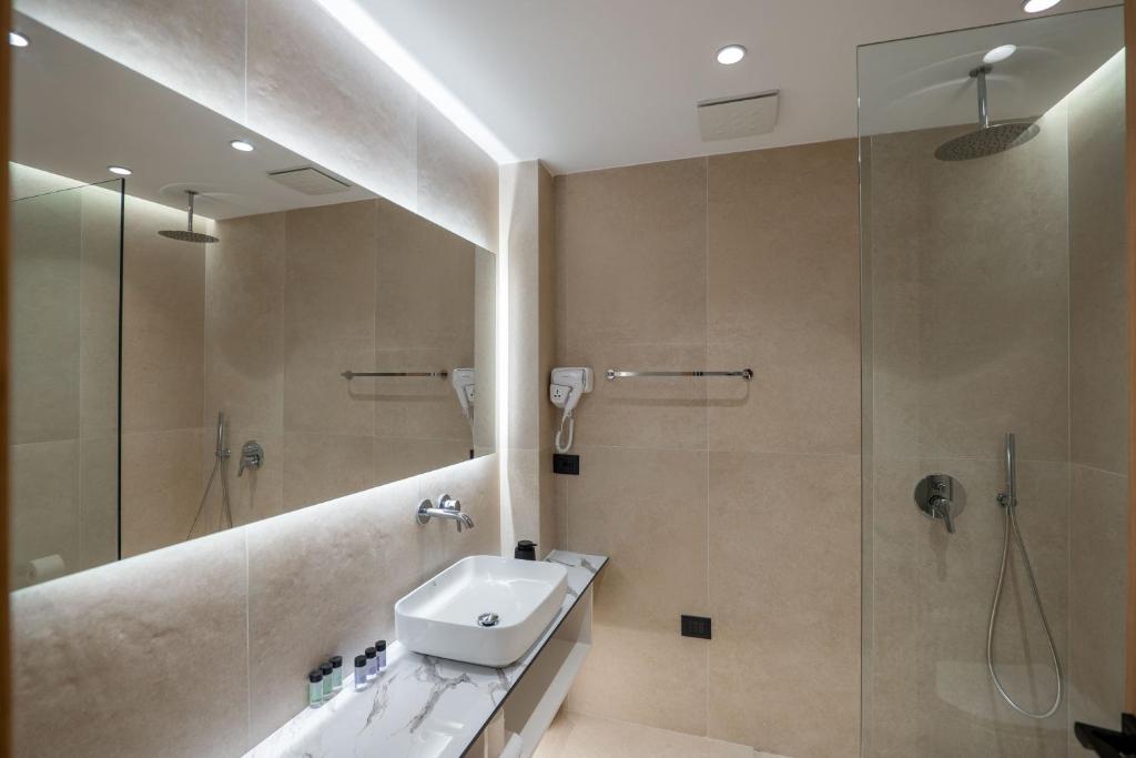 Koupelna v ubytování Austin Boutique Hotel