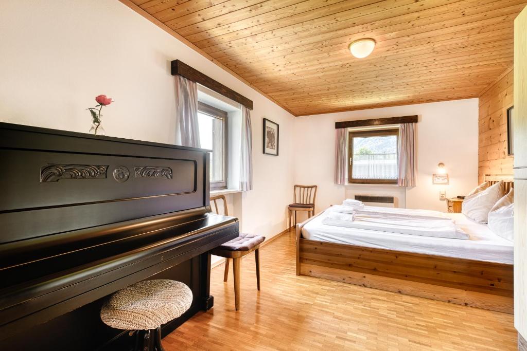 Postel nebo postele na pokoji v ubytování Haus Haas