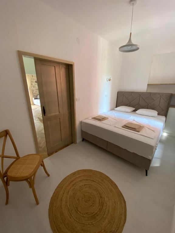 Ένα ή περισσότερα κρεβάτια σε δωμάτιο στο Sunset heaven beach house