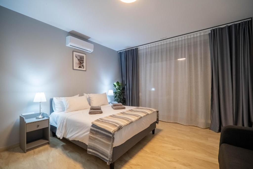 Postel nebo postele na pokoji v ubytování Amour Relax Hotel