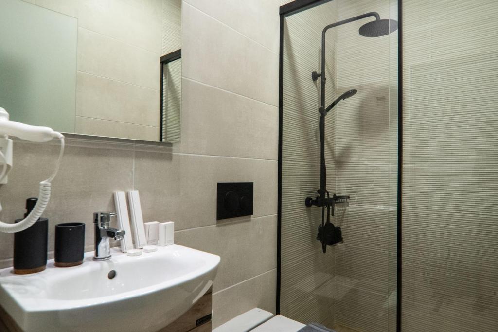 Koupelna v ubytování Amour Relax Hotel