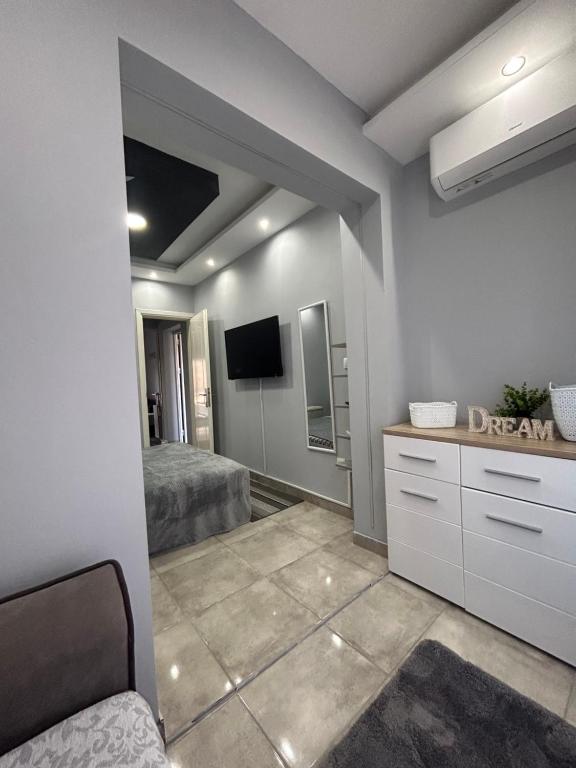 TV a/nebo společenská místnost v ubytování Luxus Wohnung for 2