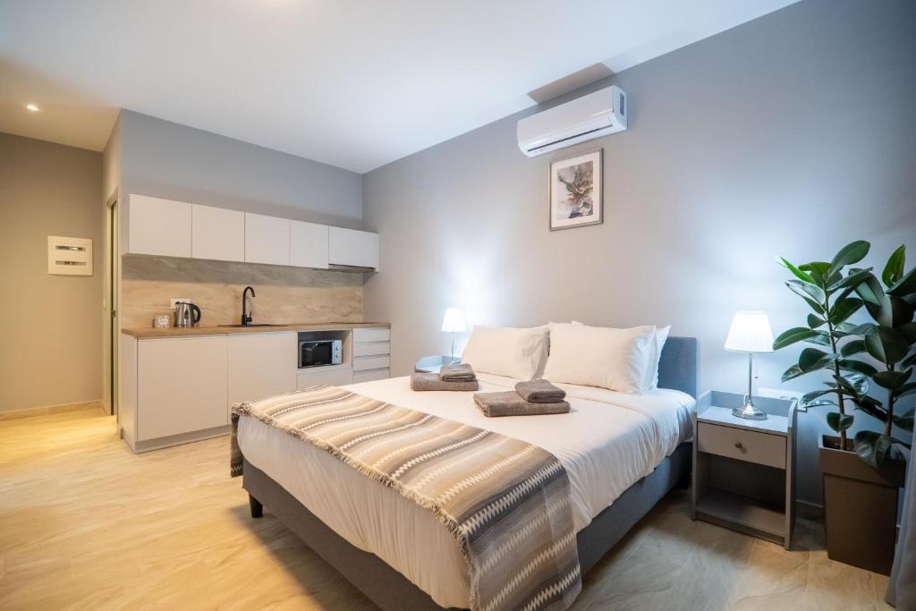 Postel nebo postele na pokoji v ubytování Amour Relax Hotel