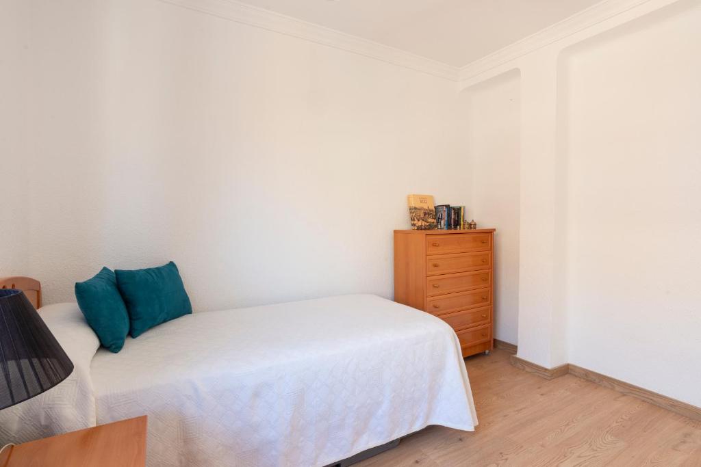 A bed or beds in a room at ApartRincón Candelaria