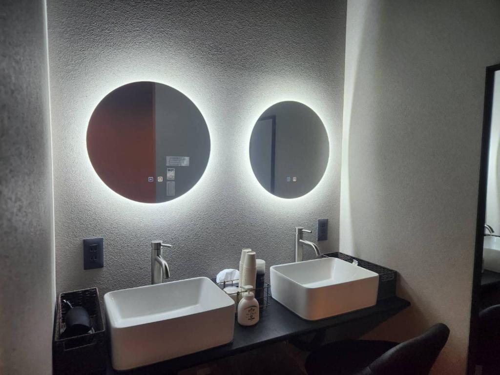 Koupelna v ubytování Hotel Galaxy Pod
