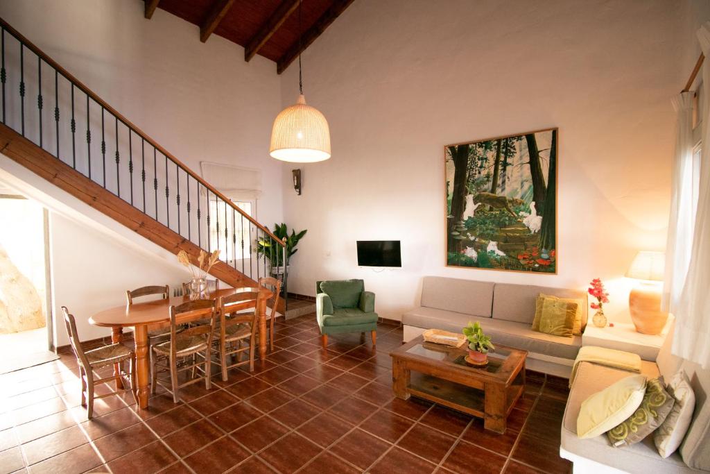 A seating area at Casas Isabel