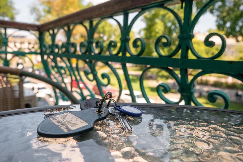 Balkón nebo terasa v ubytování Apart Hotel Michelle