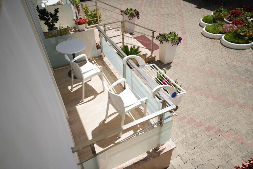 Balkón nebo terasa v ubytování Hotel Kojku