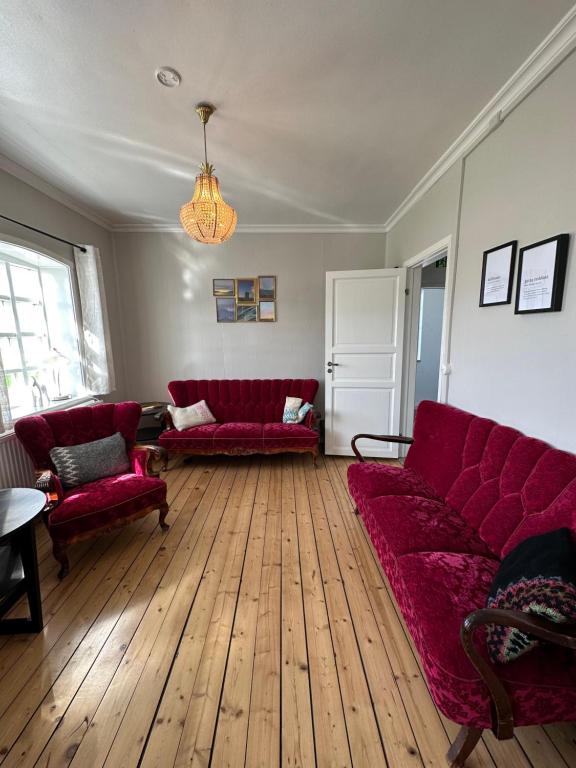 Posezení v ubytování Helluland Guesthouse