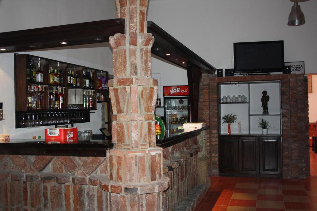 Zona de lounge sau bar la Hotel Britz