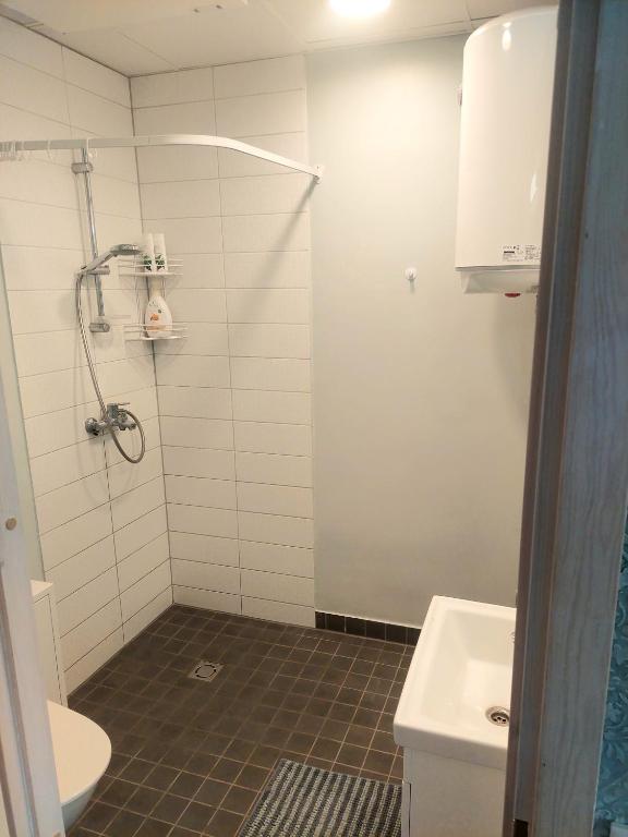 Koupelna v ubytování Elva apartment